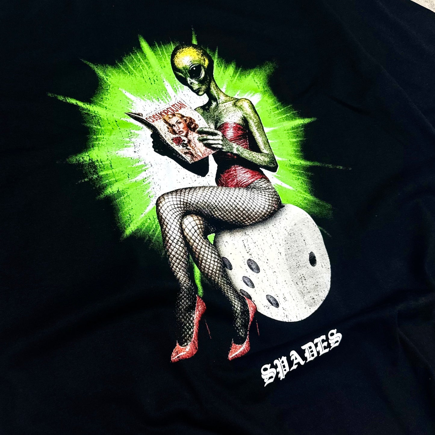 Cosmic Seductress Box Tee Black