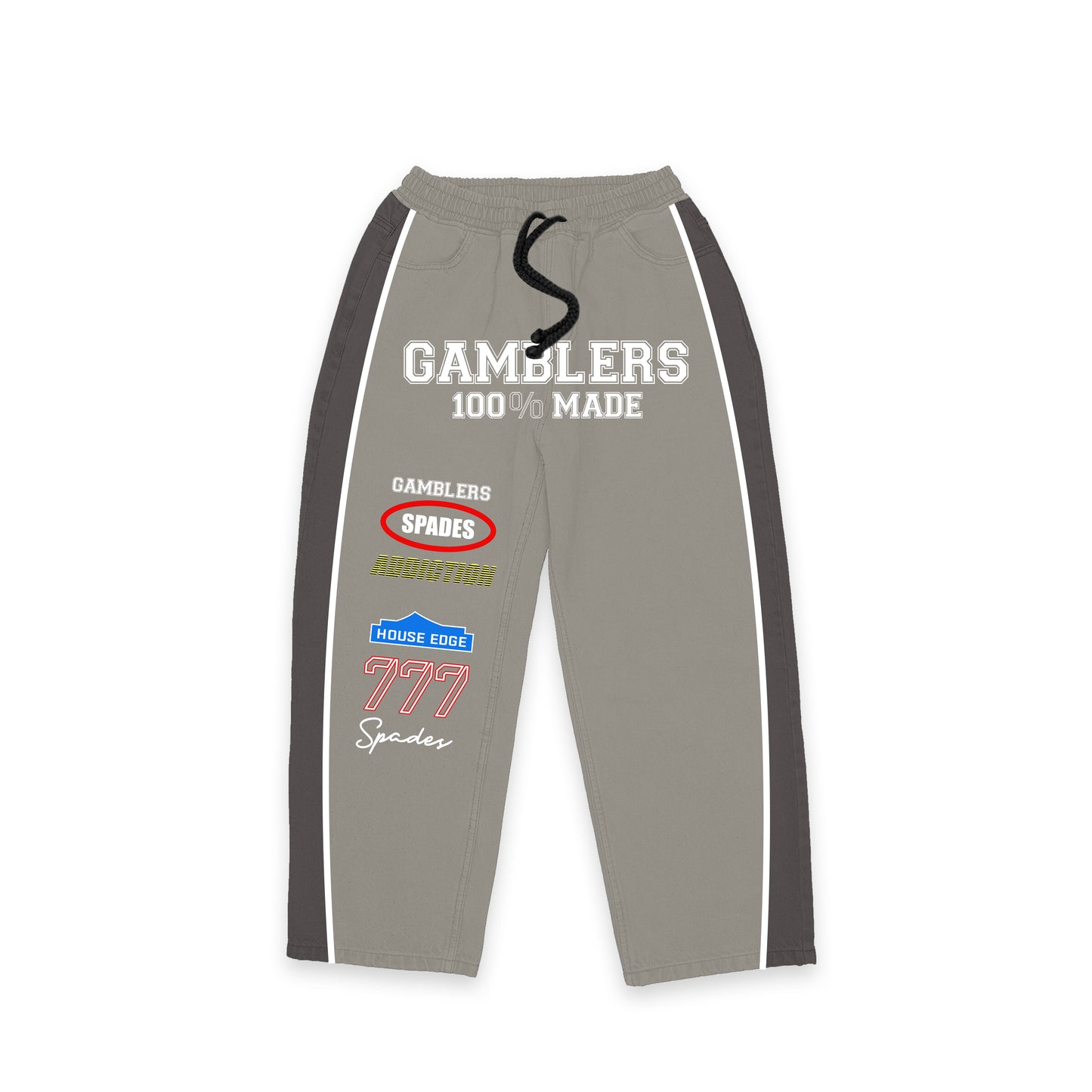 Spades House Edge Sweat Pants Gray