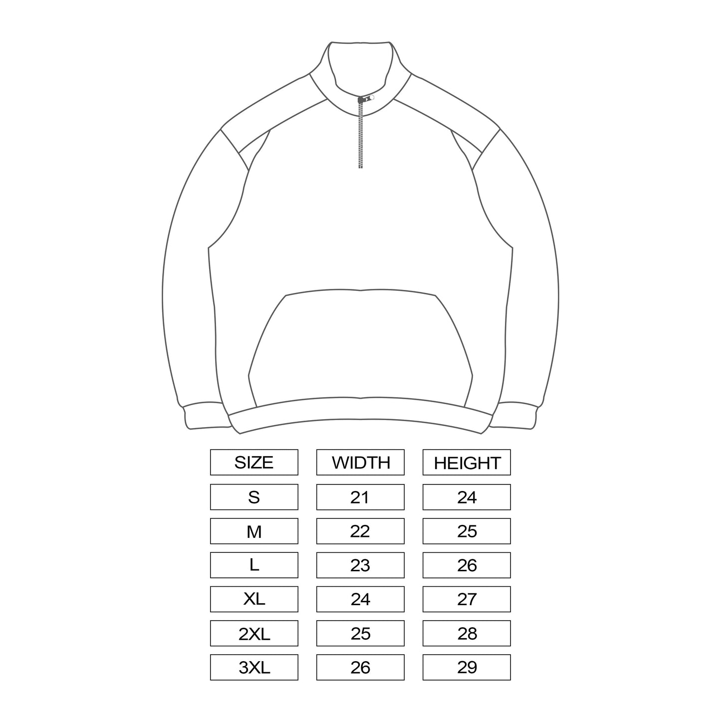 Spades Monochrome Majesty Quarter Zip Pullover Acid Gray SPADES