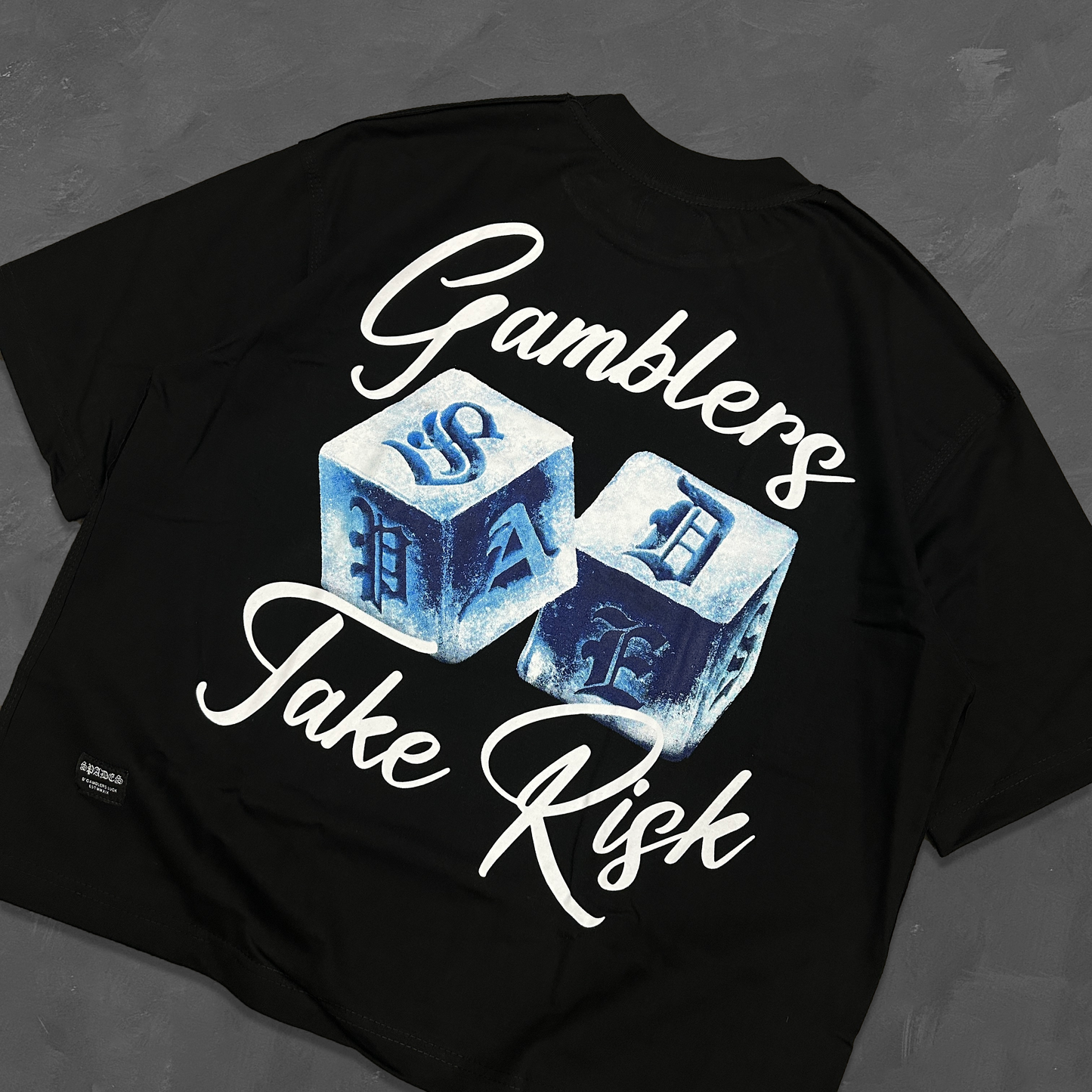 Spades Risky Dice Boxy Crop Tee
