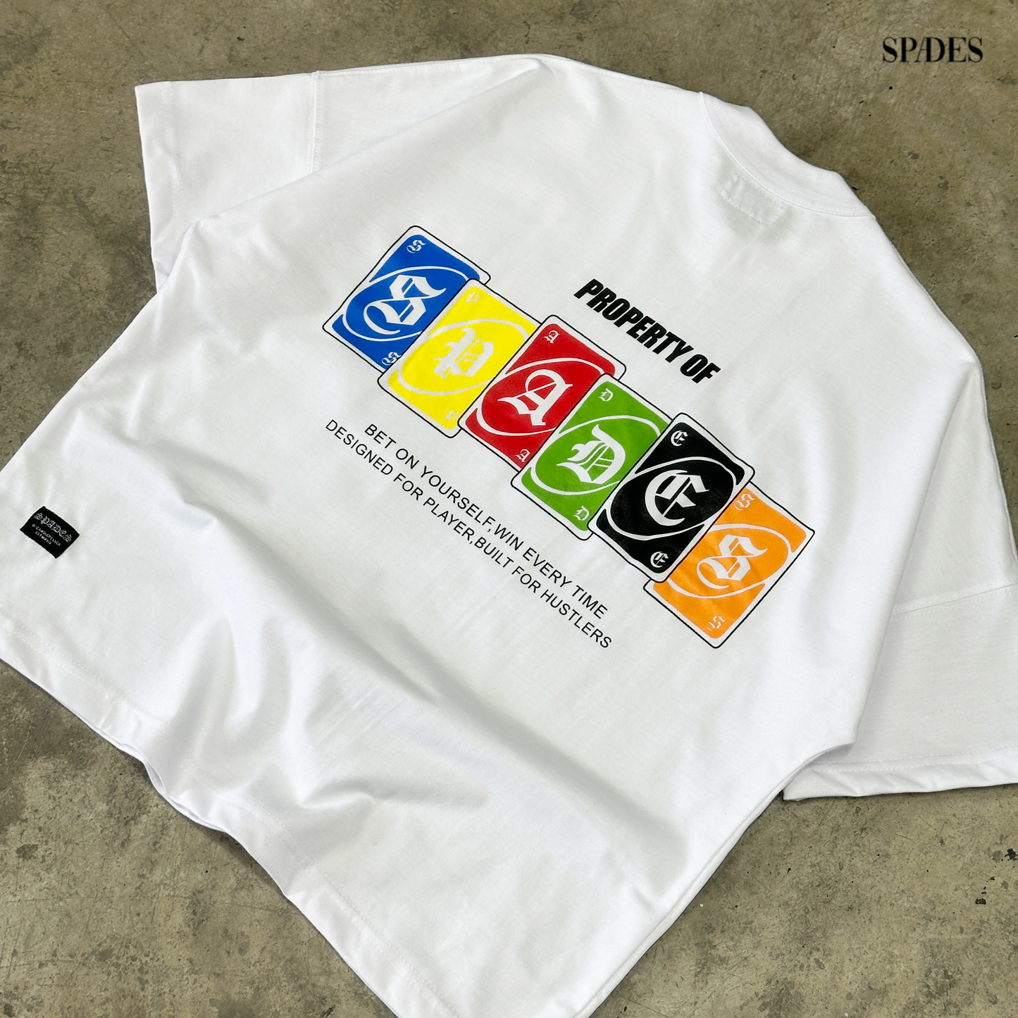 Play to Win Boxy Crop Tee White