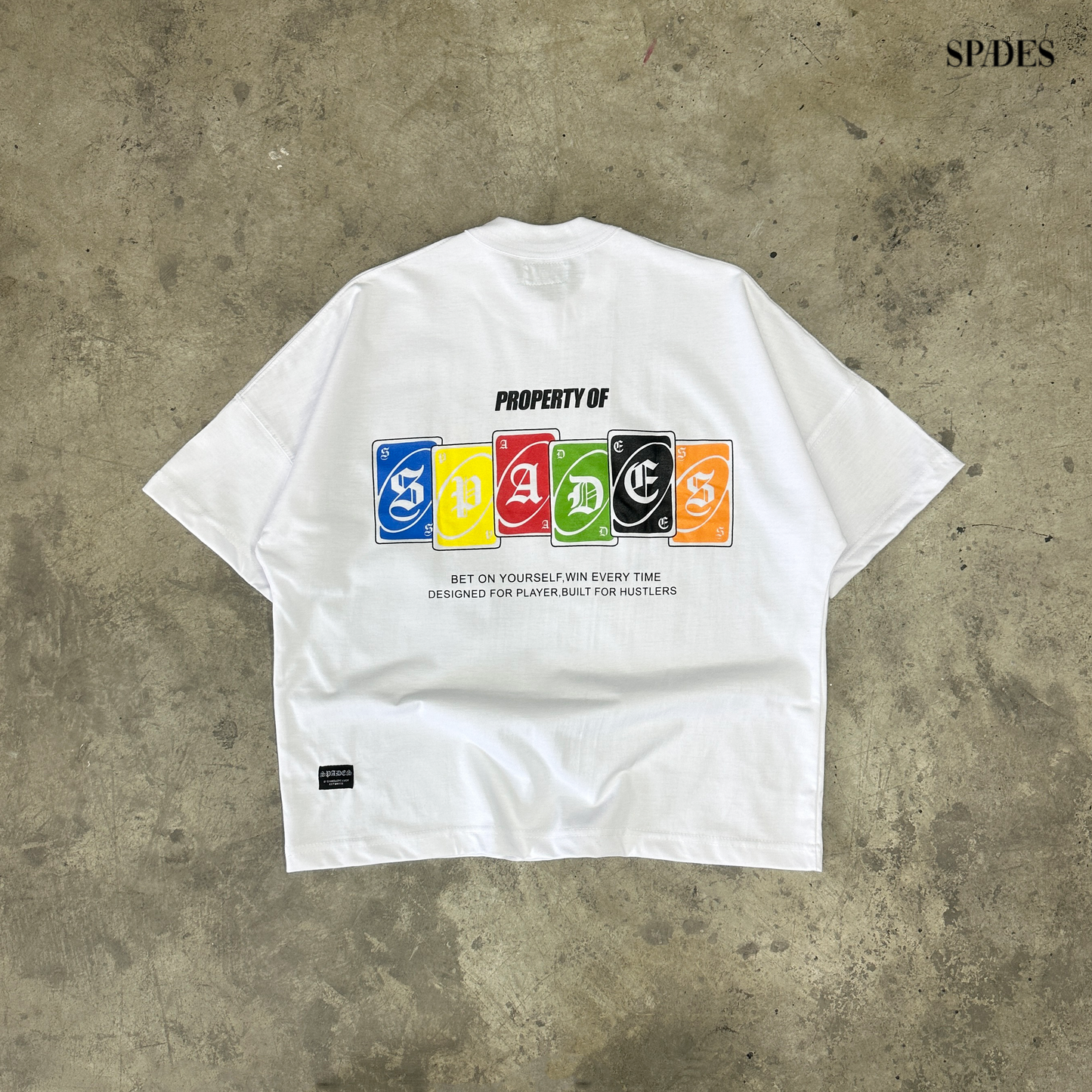 Play to Win Boxy Crop Tee White