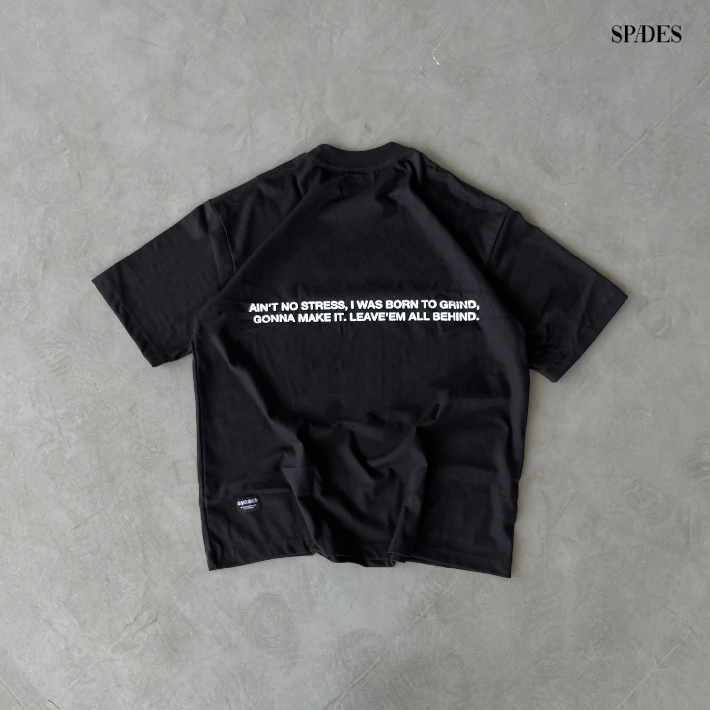 Spades Dark Hustle Boxy T-shirt Black