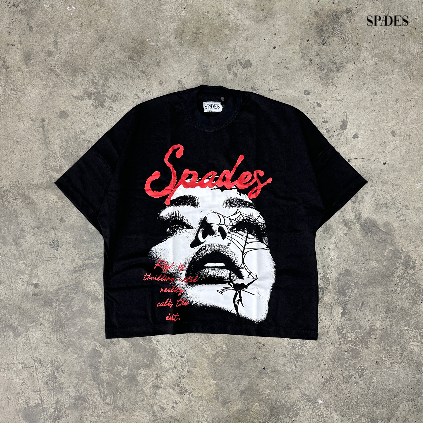 Fatal Beauty Boxy Crop Tee Black