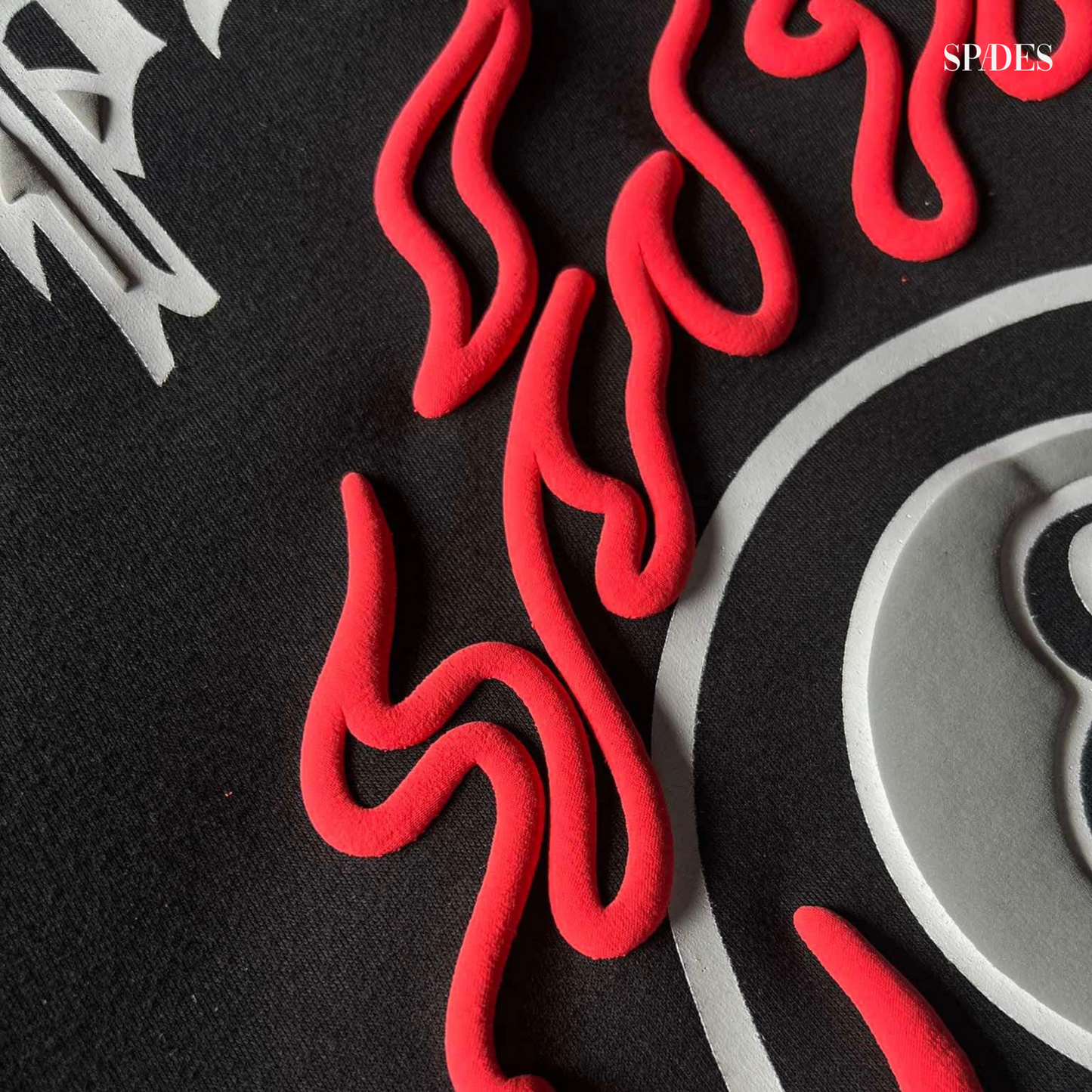 Spades Inferno Zip Boxy Hoodie