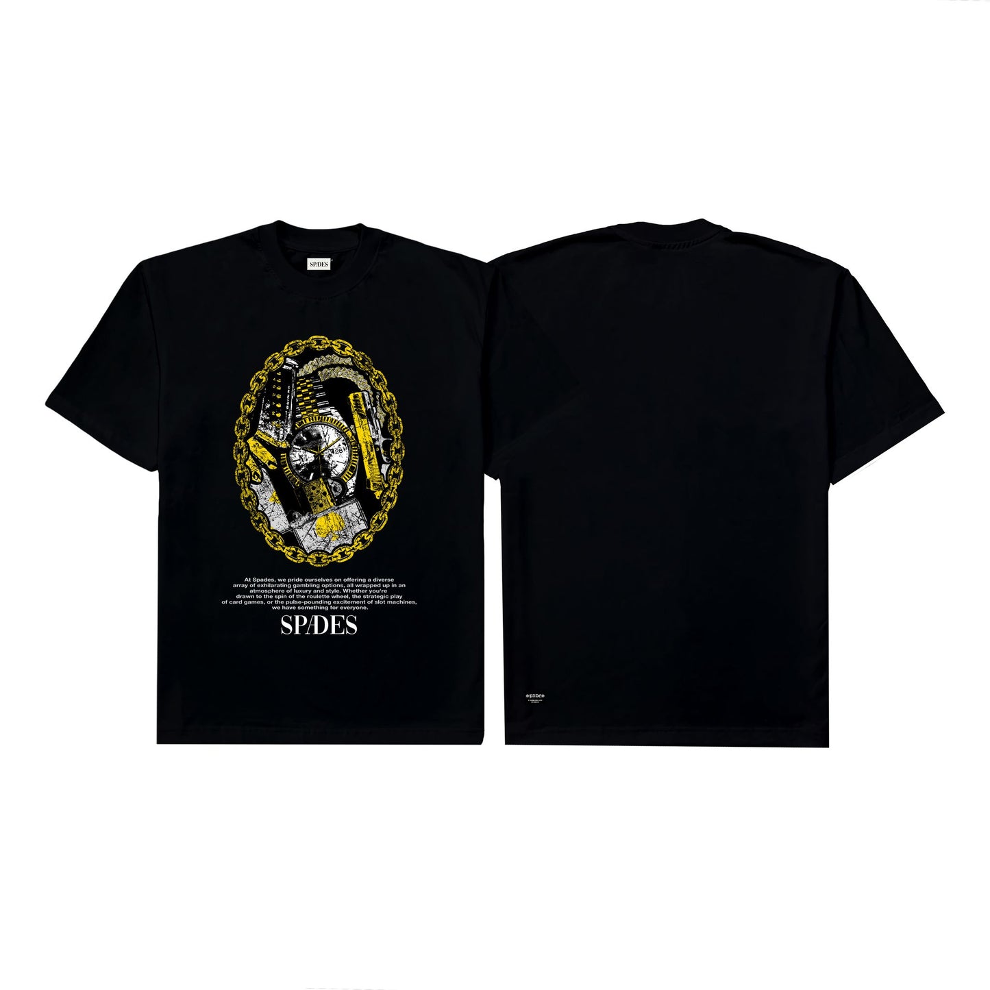 Spades ClockWork Boxy Tee Black