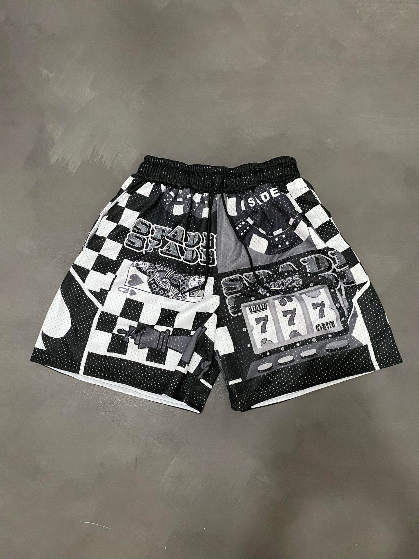 Spades Risky Roll Semi Step Mesh Shorts
