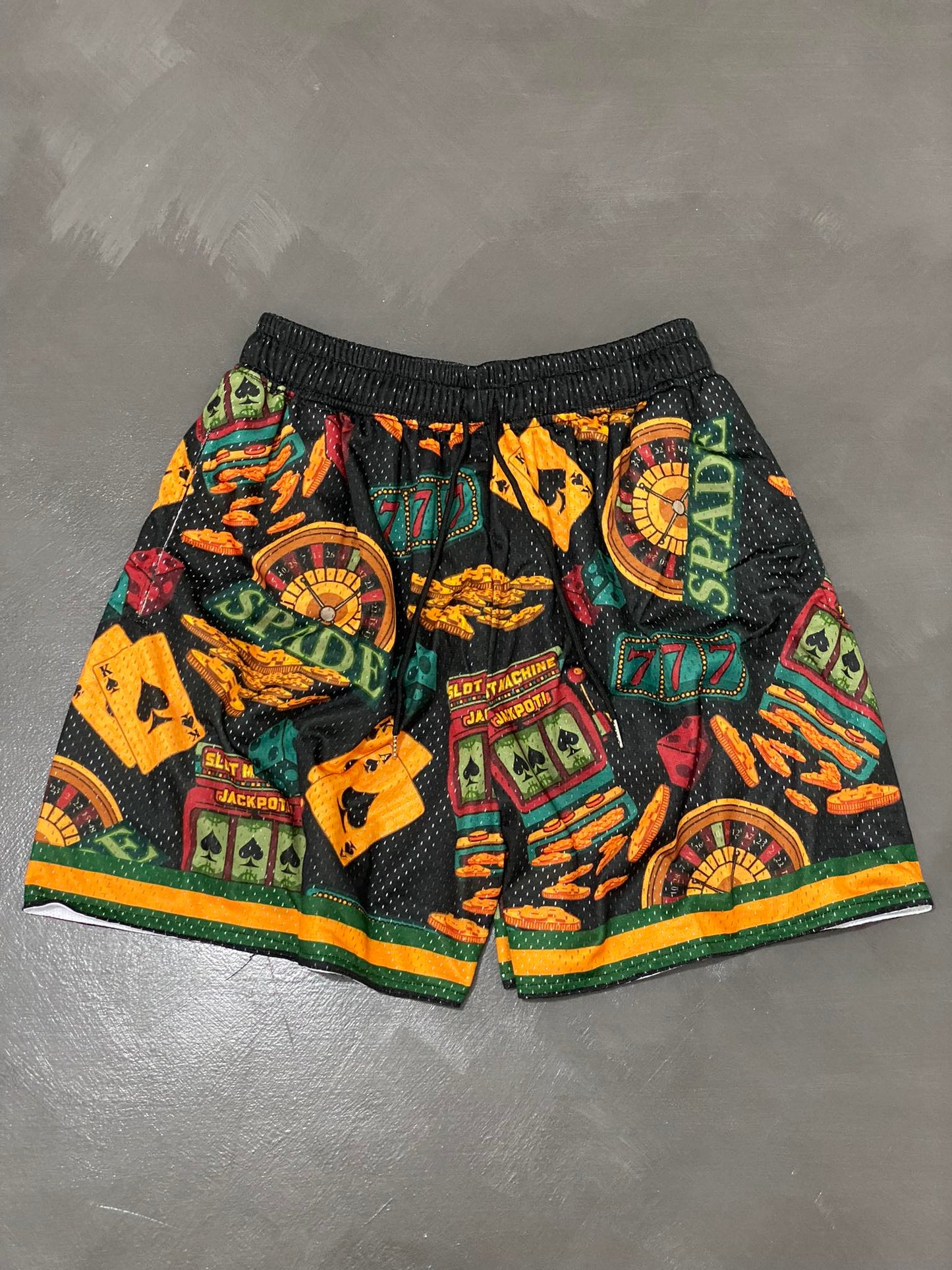 Spades High Stakes Semi Step Mesh Shorts
