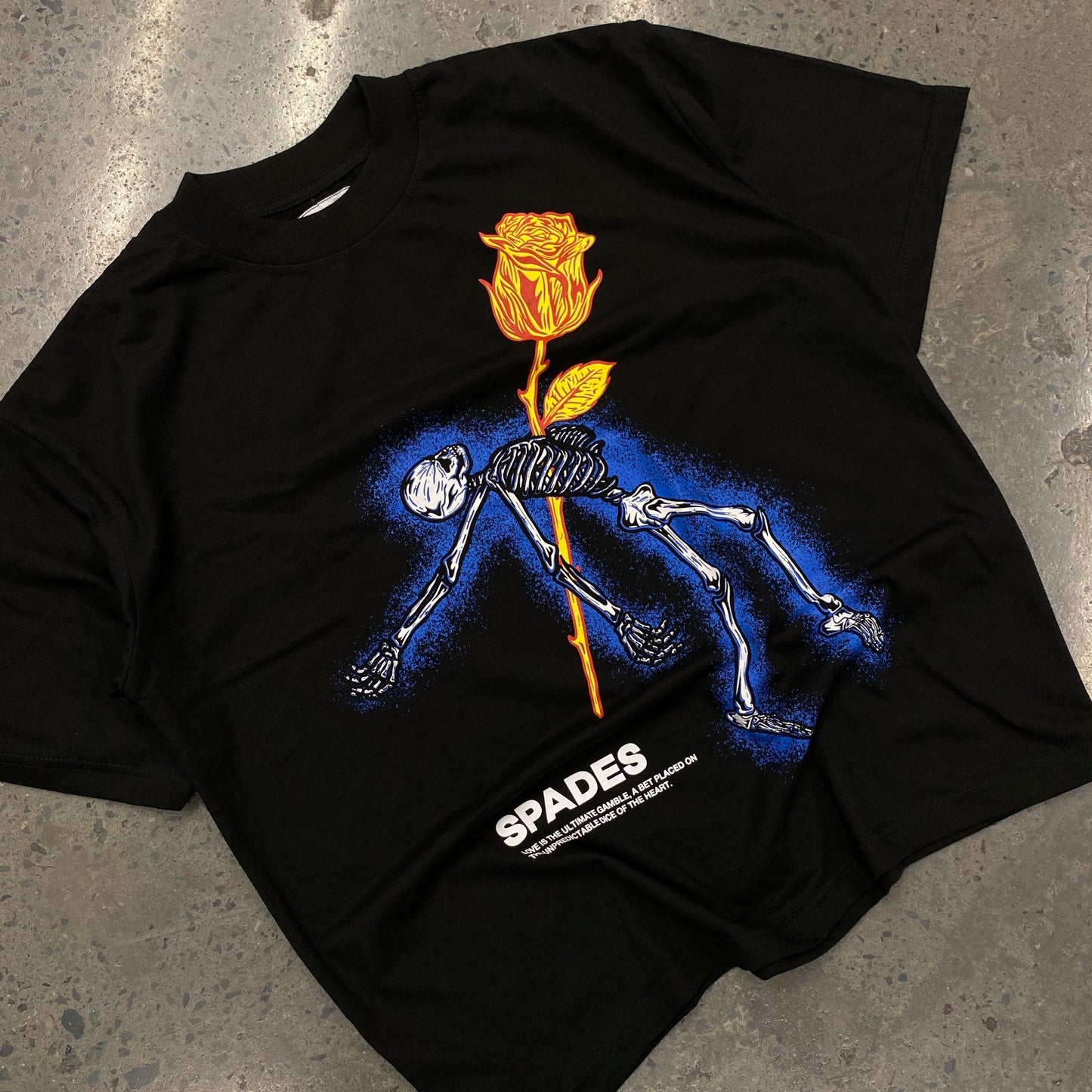 Spades Blossom of the Night Boxy Tee Black