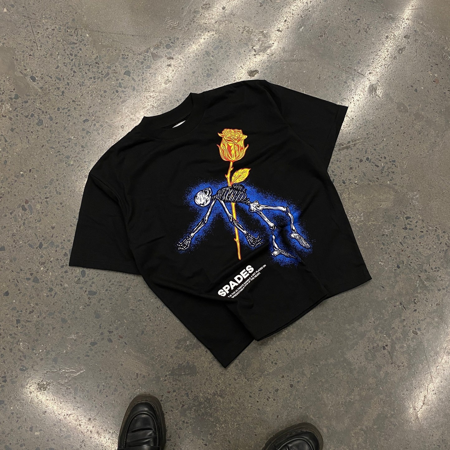 Spades Blossom of the Night Boxy Tee Black