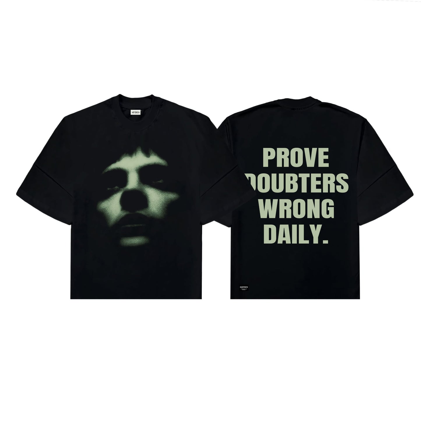 Spades The Unknown Boxy Tee Black