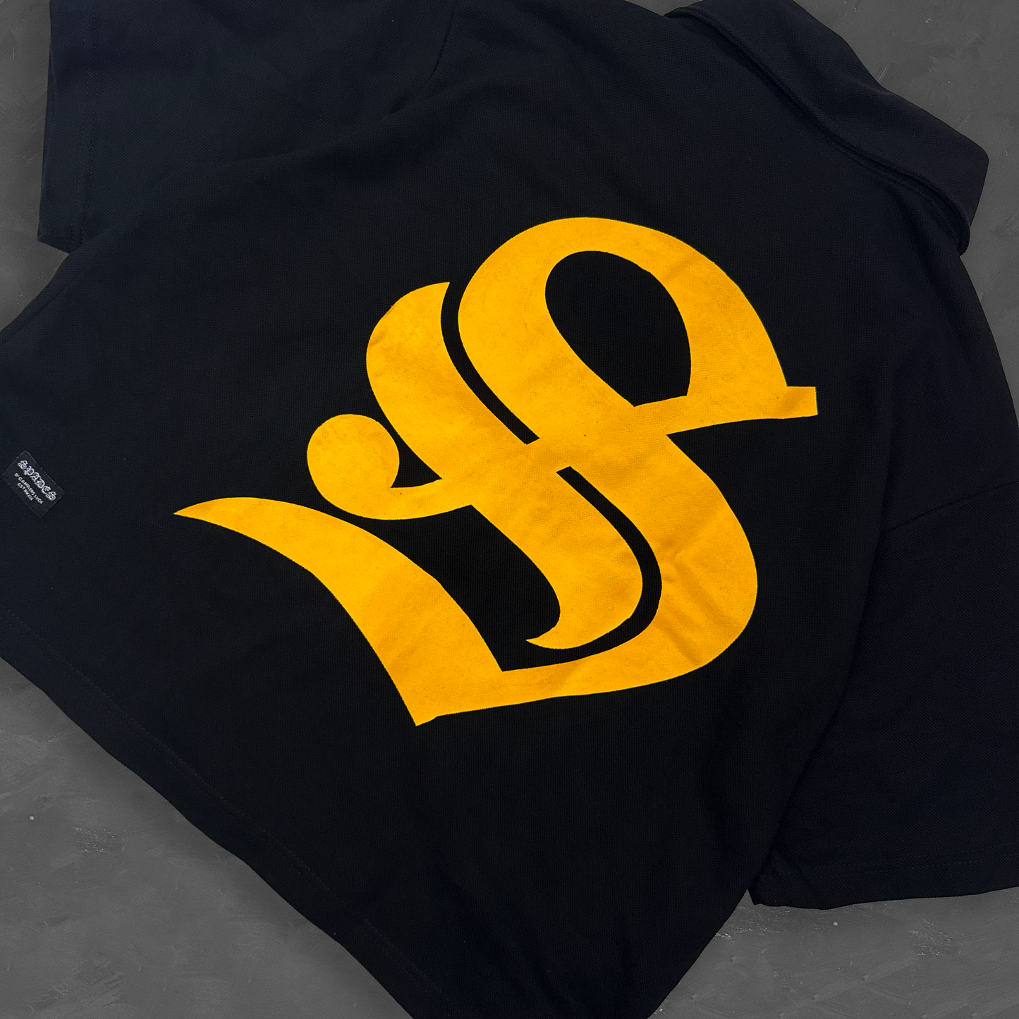 Spades Golden S Full Zip Polo Boxy Crop