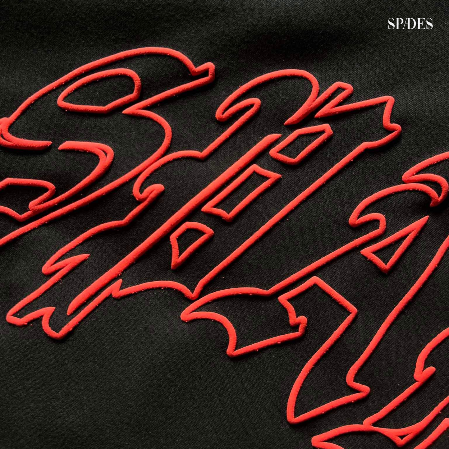 Spades Inferno Zip Boxy Hoodie