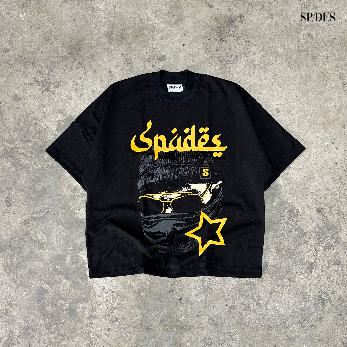 The Prophet's Code Boxy Crop Tee Black