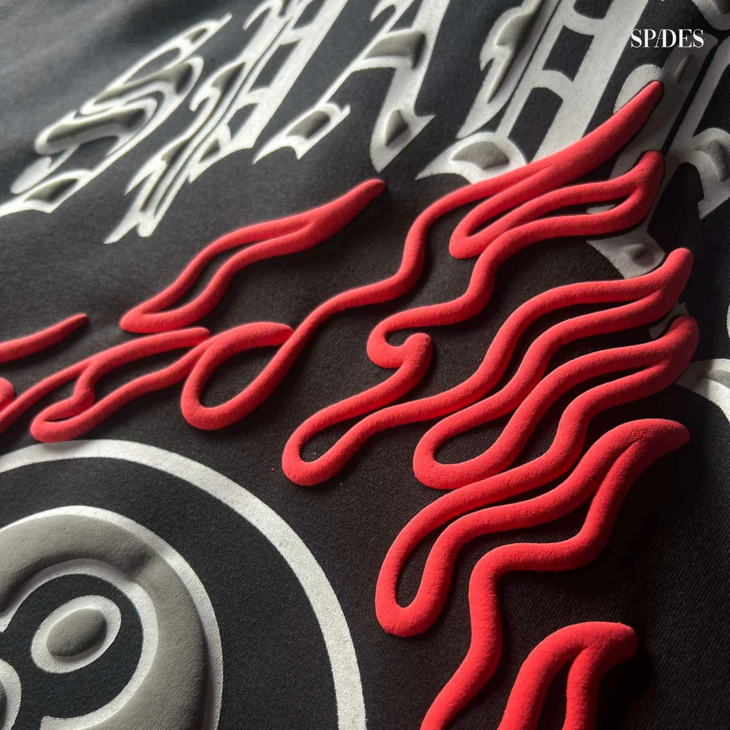 Spades Inferno Zip Boxy Hoodie