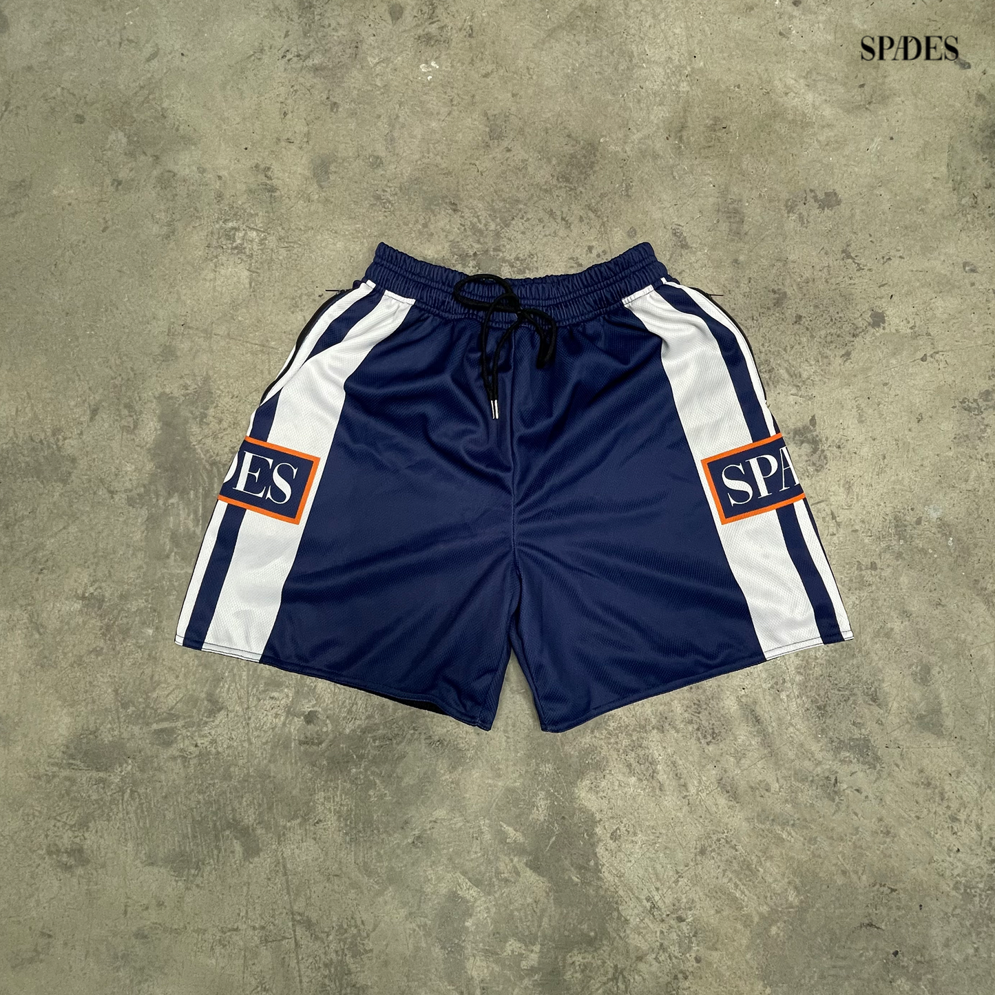 Off The Grid Blue Mesh Shorts
