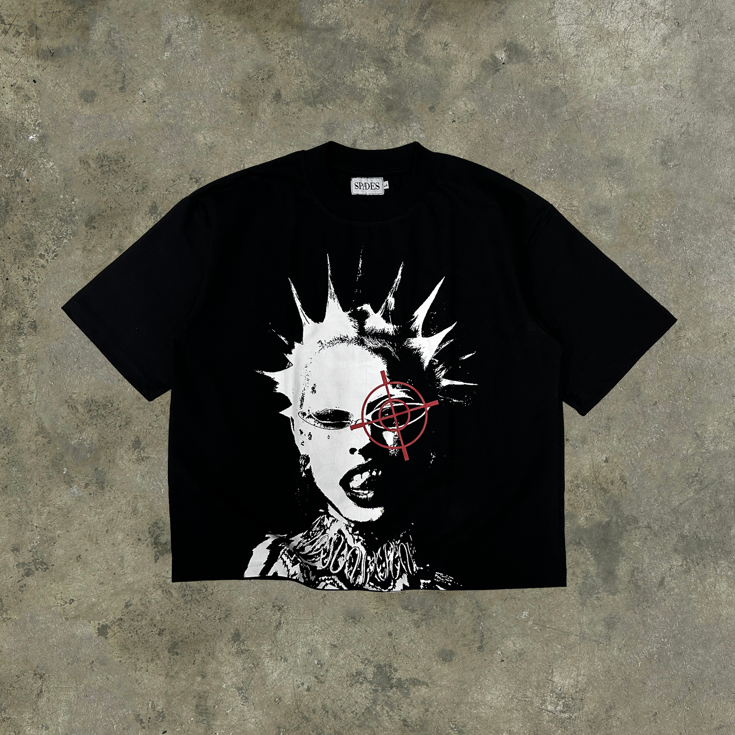 Punk Anarchy Boxy Crop Tee