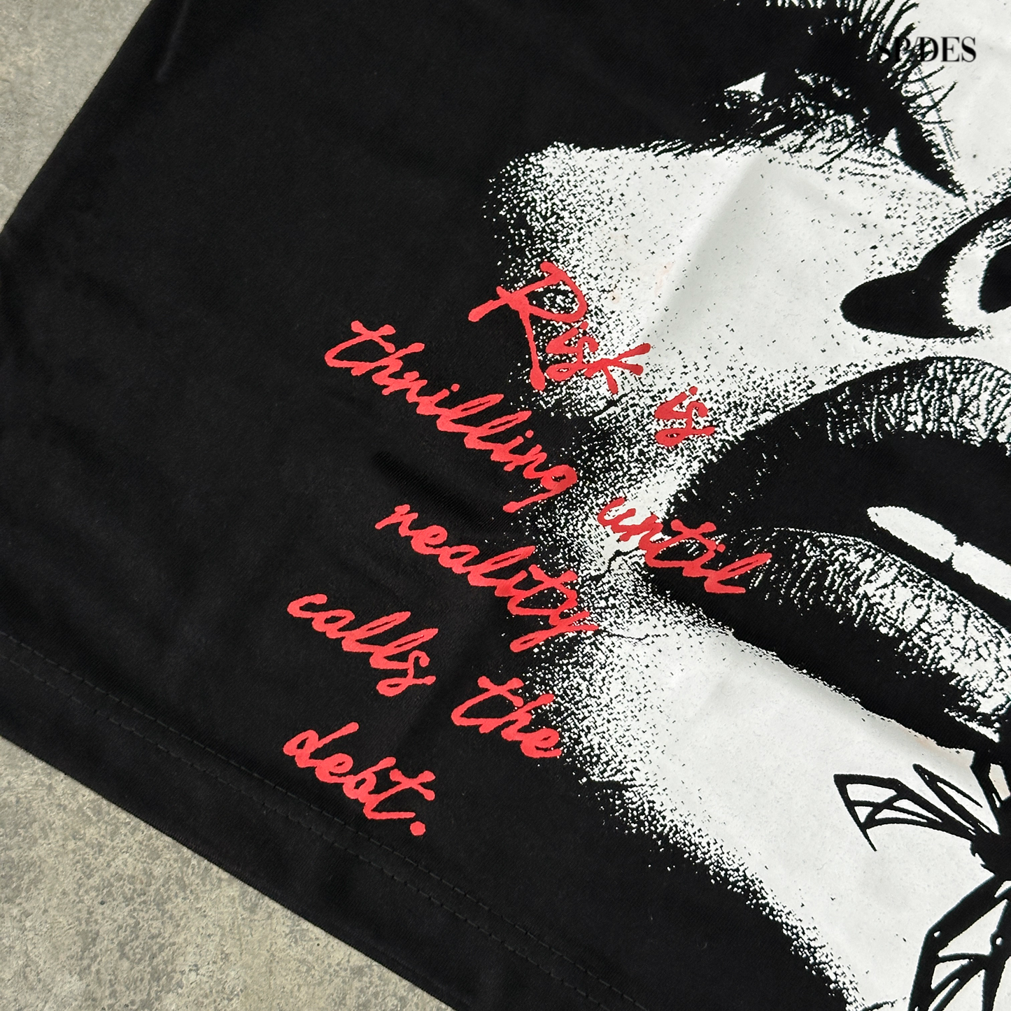Fatal Beauty Boxy Crop Tee Black