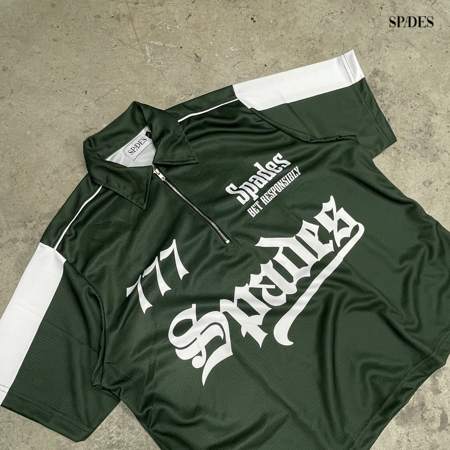 Green Room Gambit Boxy Crop Jersey Polo