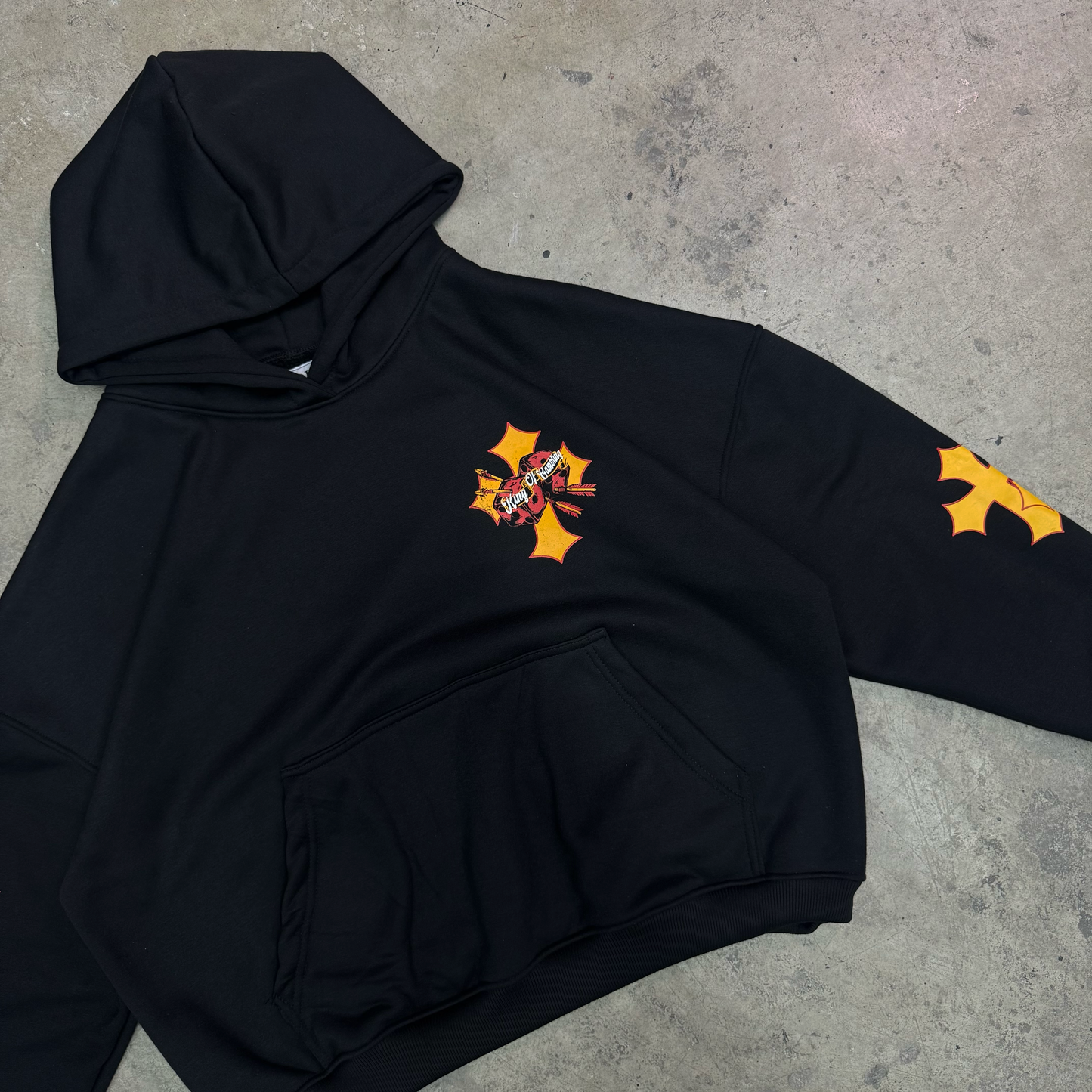 Spades Cross Blaze Boxy Crop Hoodie SPADES