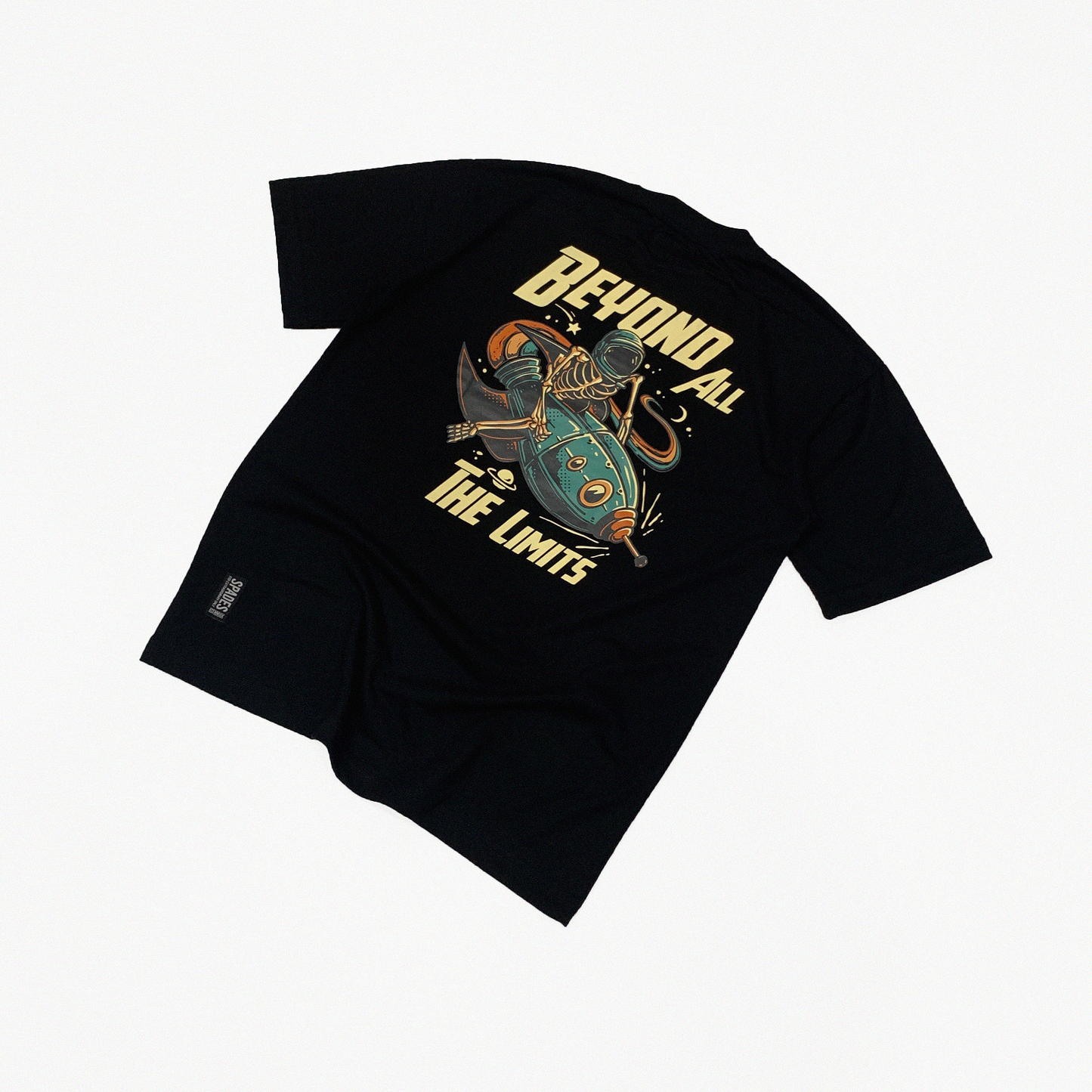 Spades Infinity and Beyond Black T-shirt