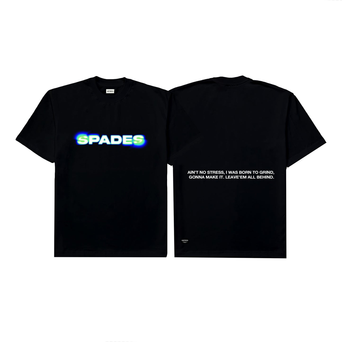Spades Dark Hustle Boxy T-shirt Black