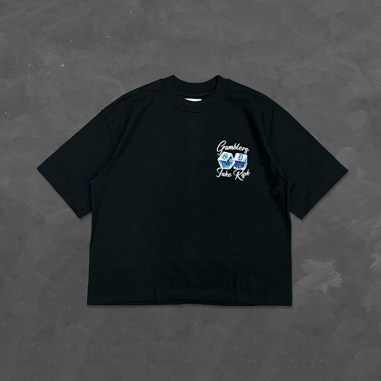 Spades Risky Dice Boxy Crop Tee