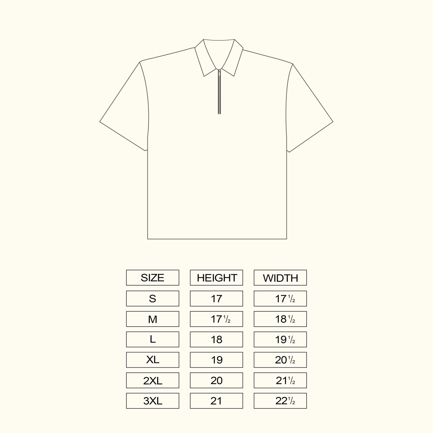 Corduroy Crop-top Quarter Zip Polo Shirt Choco Brown