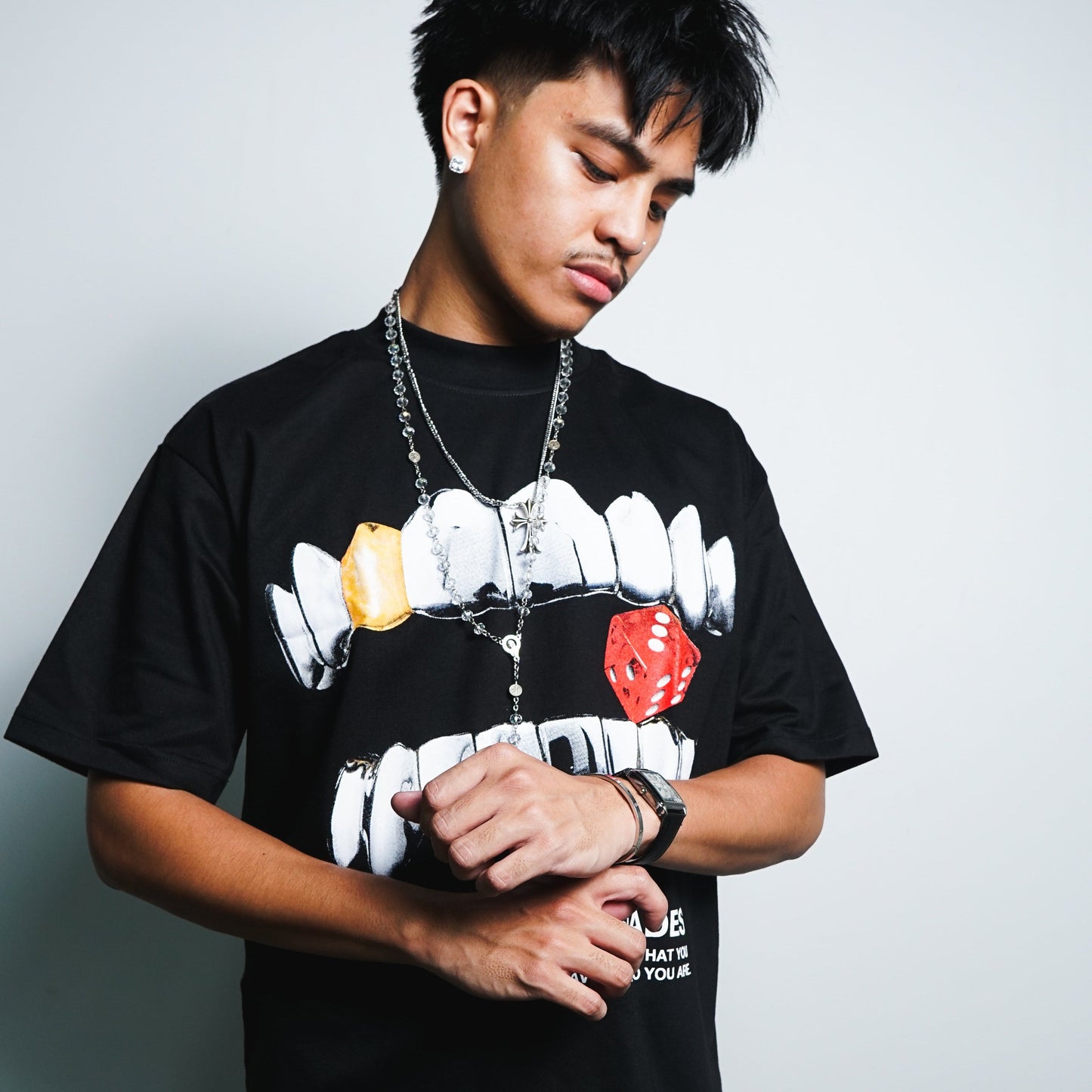 Spades Rogue's Roll Black Boxy T-shirt SPADES