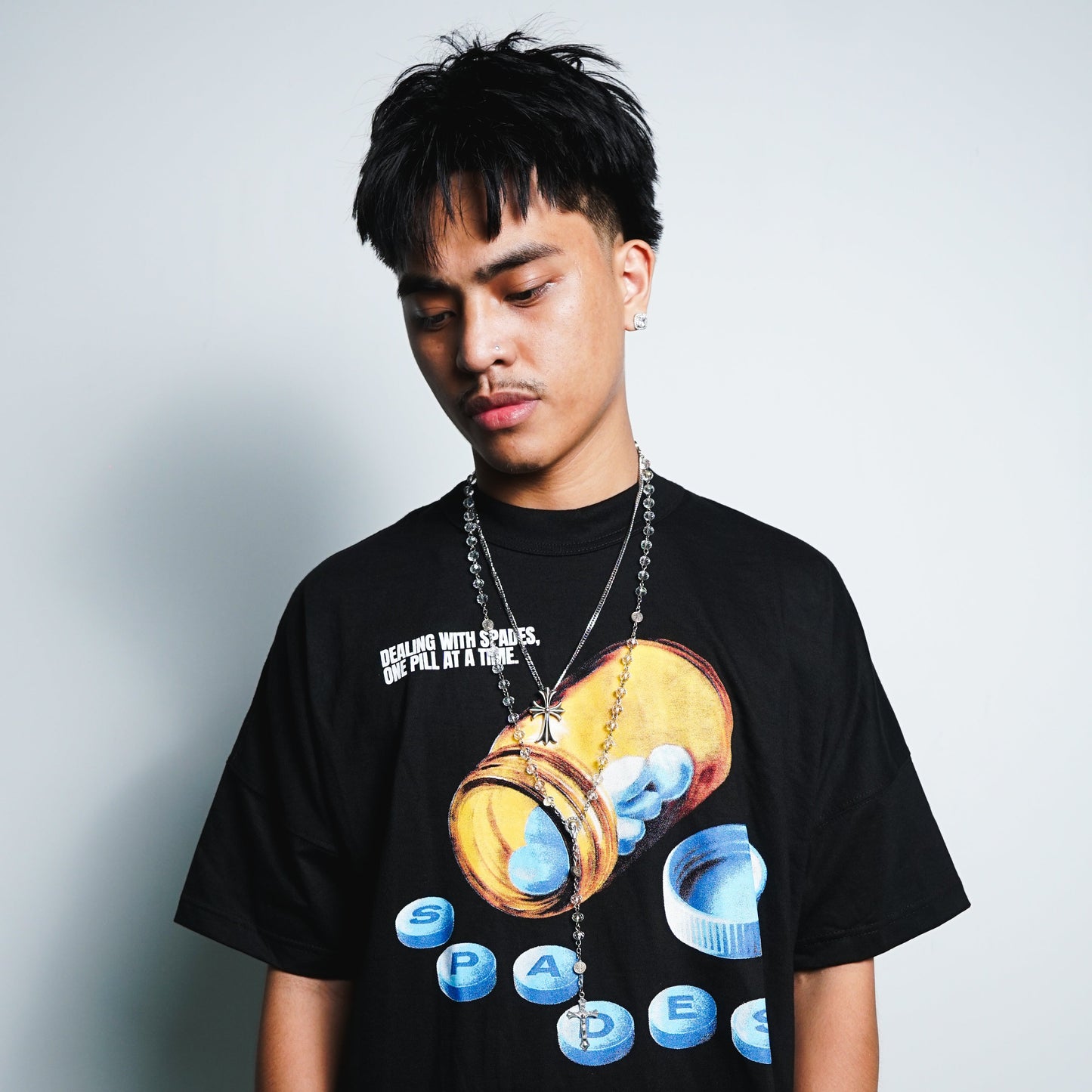 Spades Prescription Boxy Crop Tee