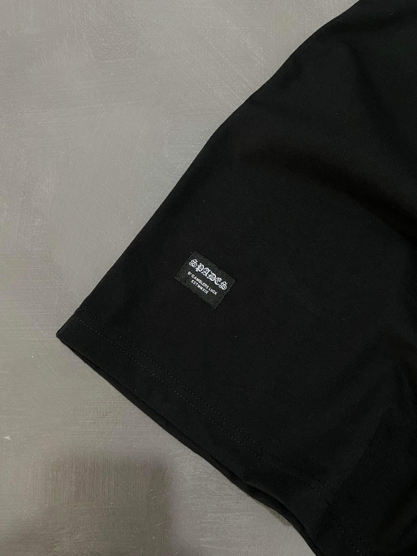 Spades Quarter Zip Polo All The Best Black