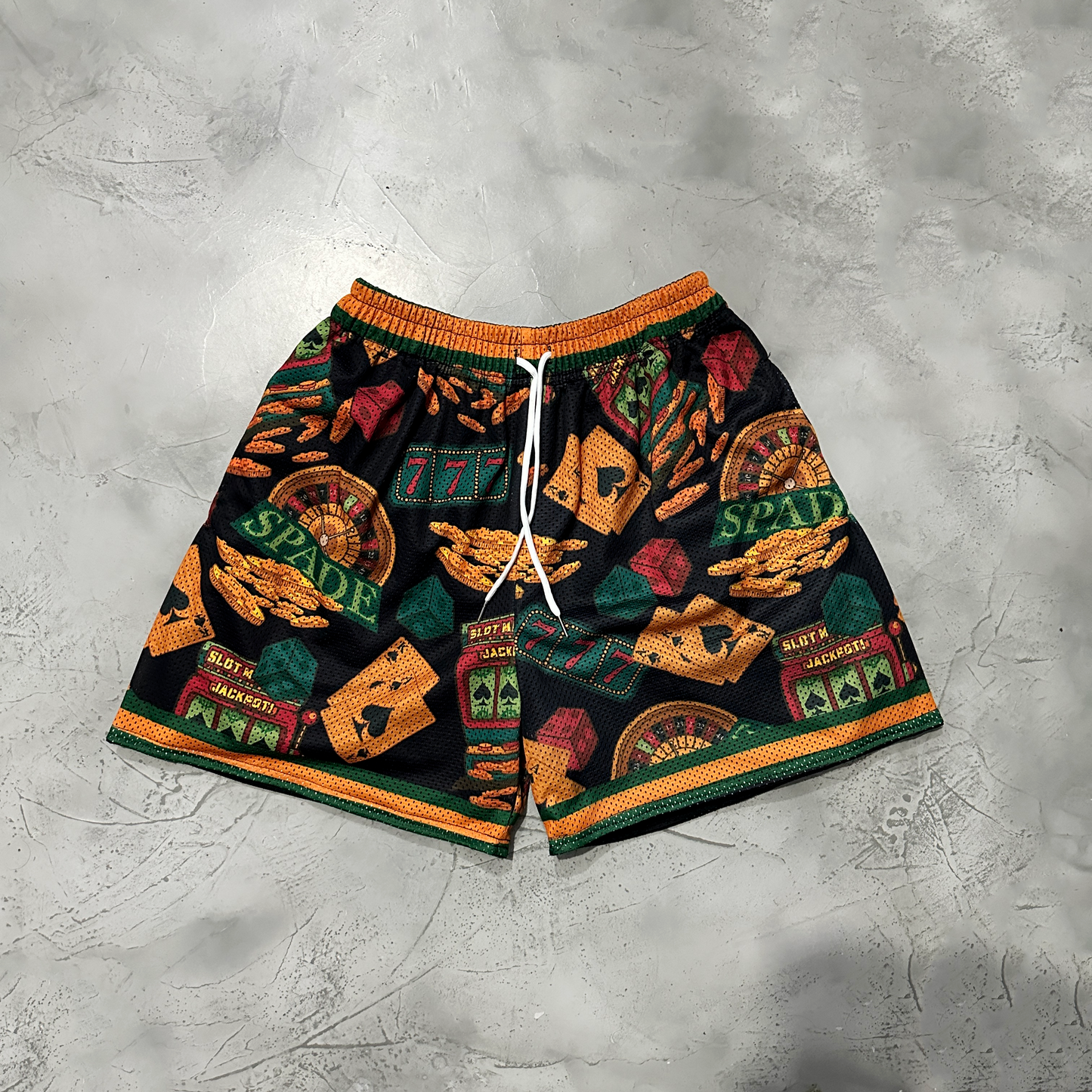 Spades High Stakes Semi Step Mesh Shorts