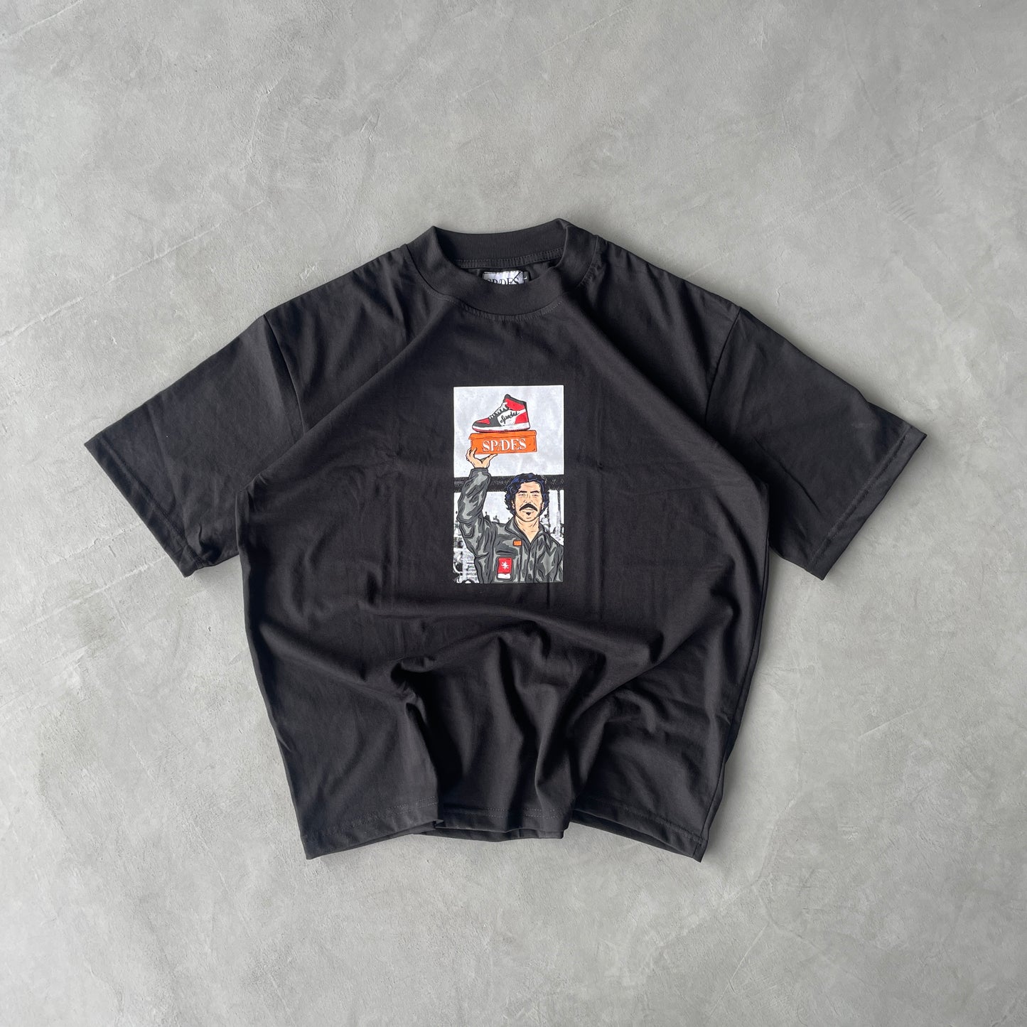 Hustle Dealer Boxy Tee Black