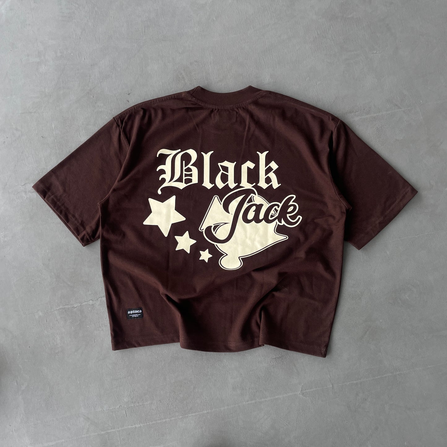Black Jack Boxy Crop Tee