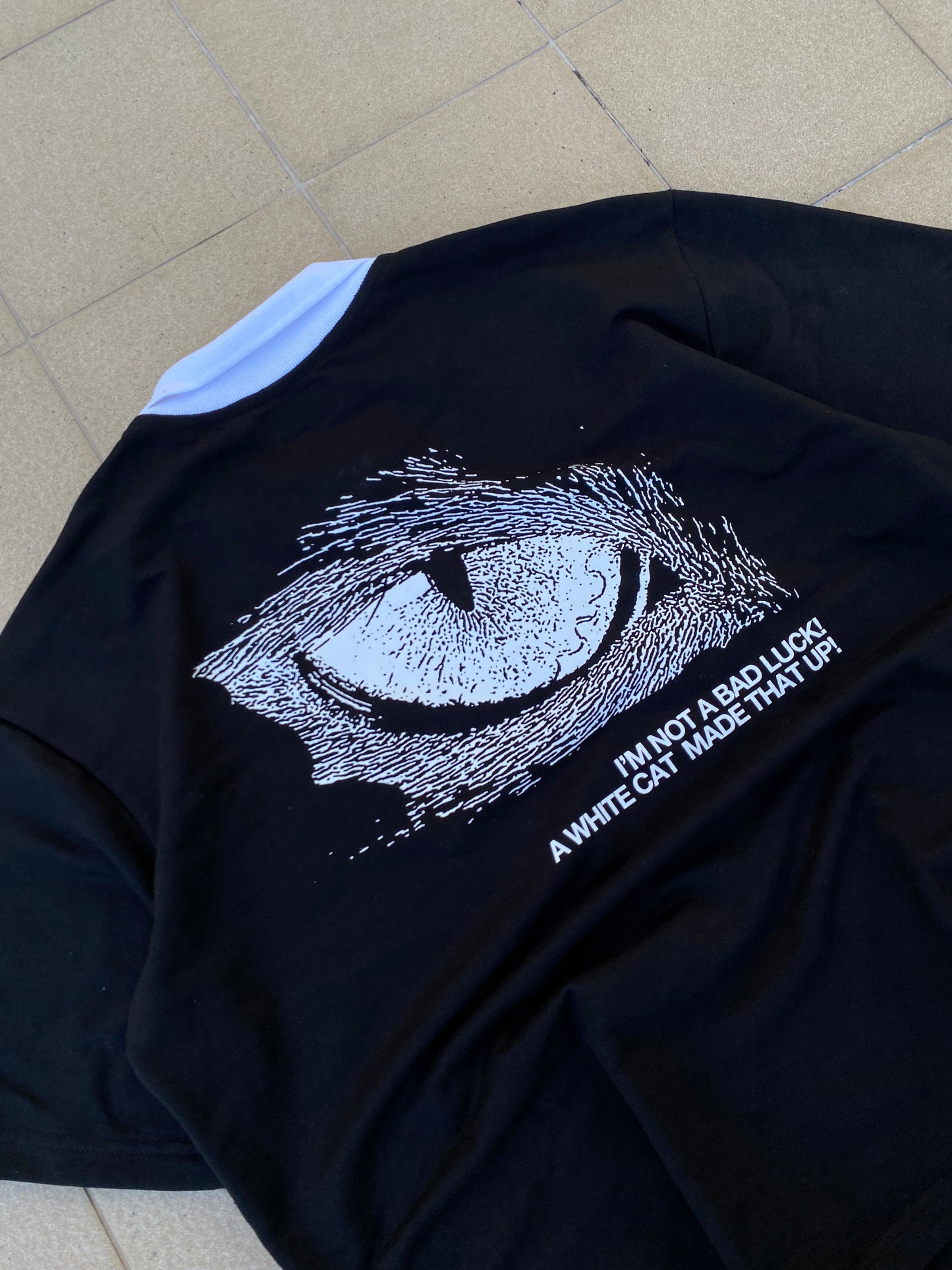 French Terry Quarter Zip Polo Crop Visionaries Black SPADES