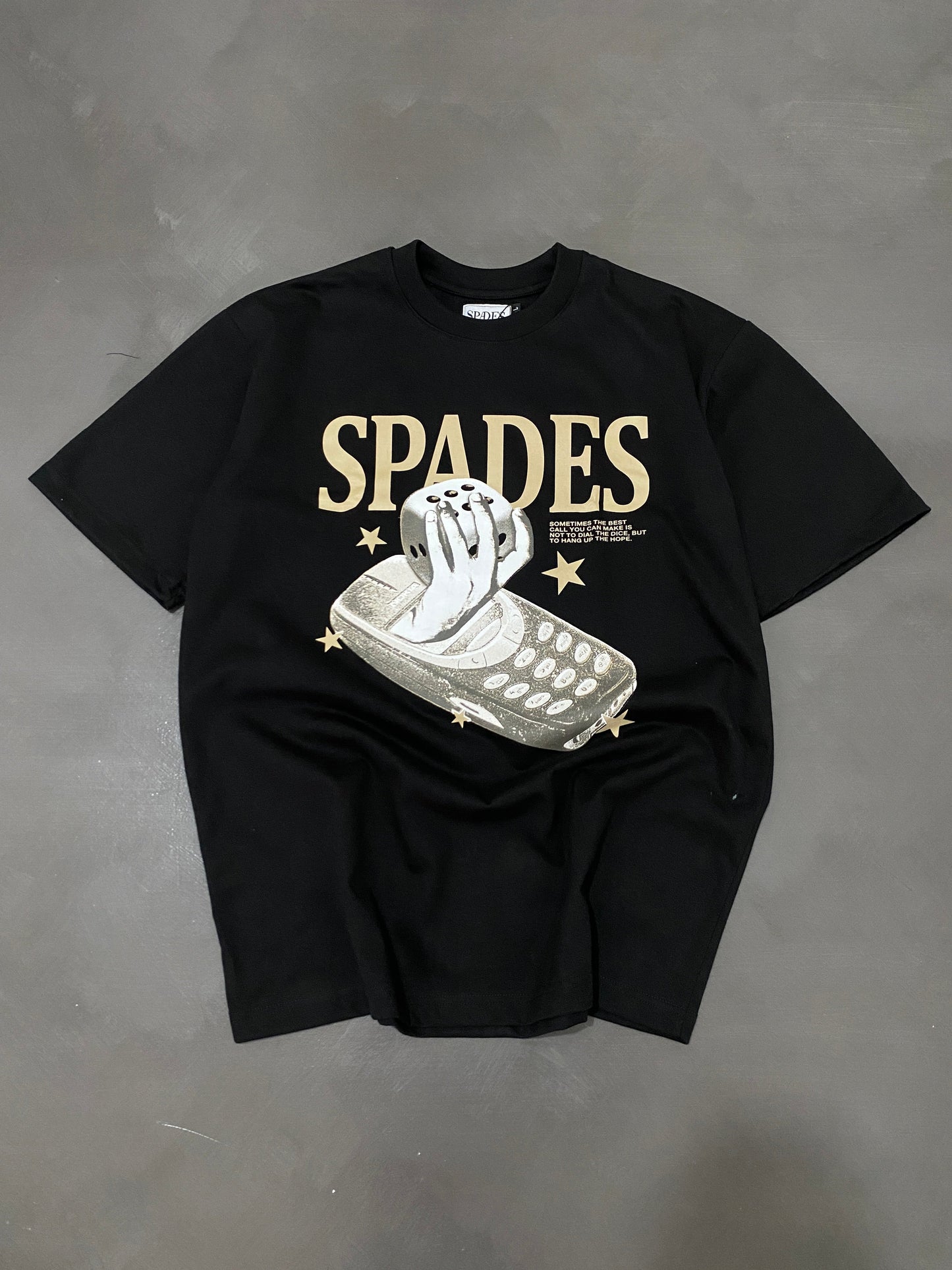 Spades Dial The Dice Black T-shirt SPADES