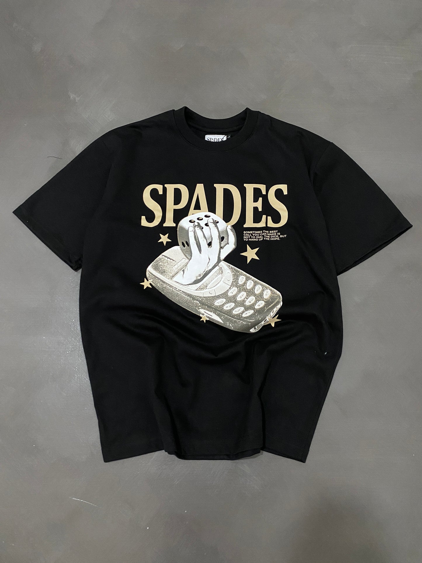 Spades Dial The Dice Black T-shirt