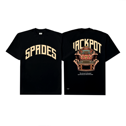 Spades Jackpot Black T-shirt