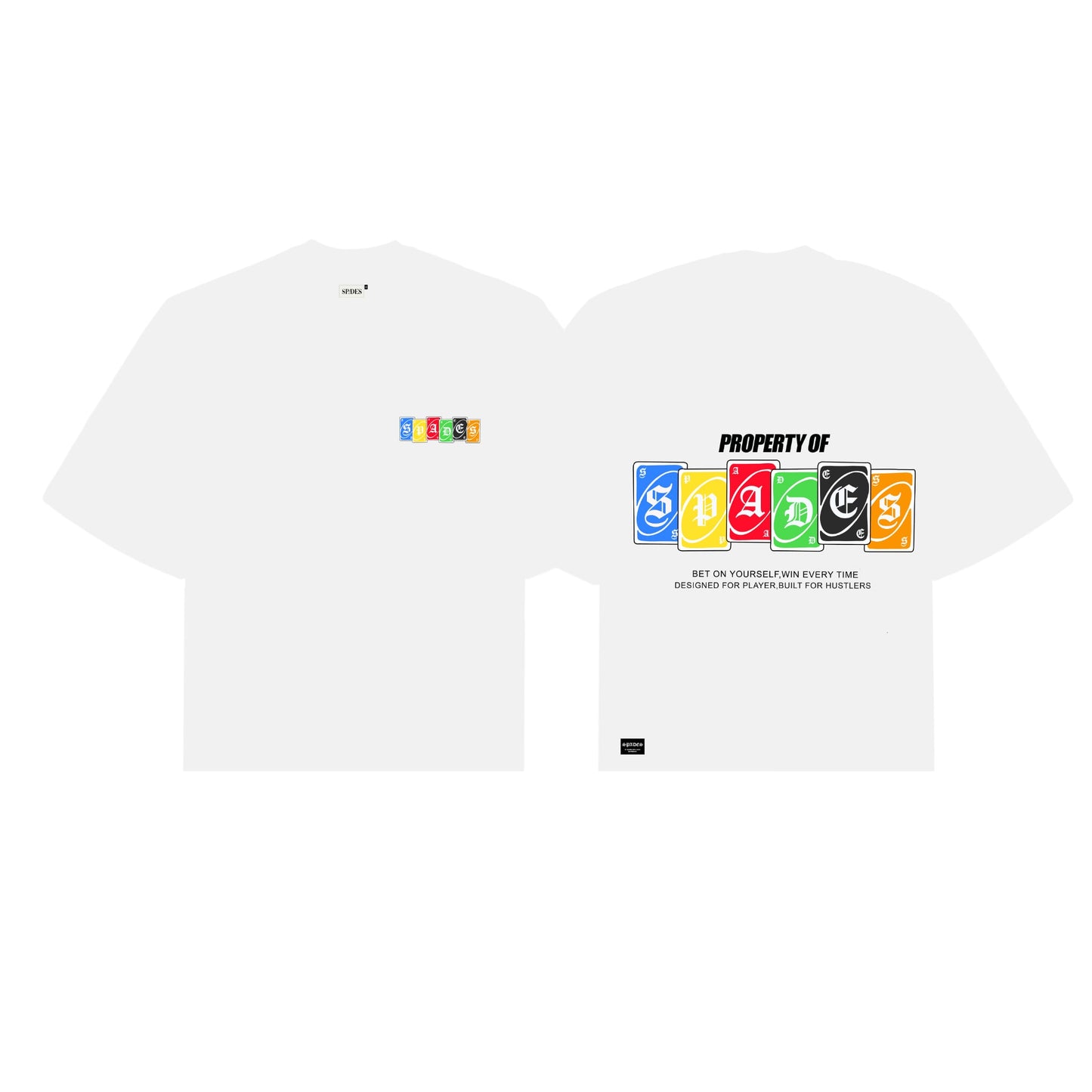 Play to Win Boxy Crop Tee White