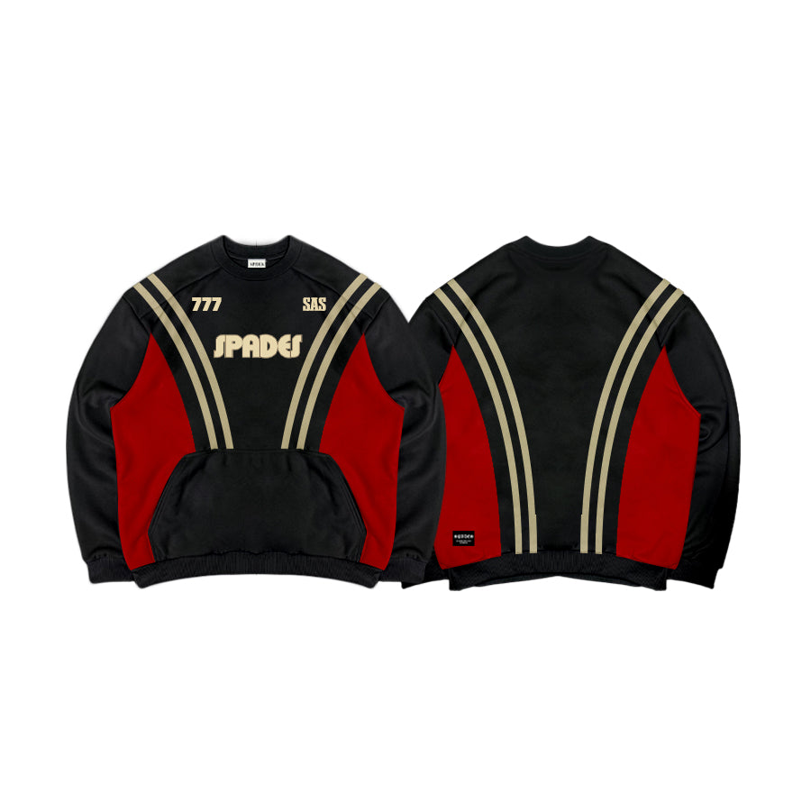 Spades Metro Surge Long Sleeve Pullover Black