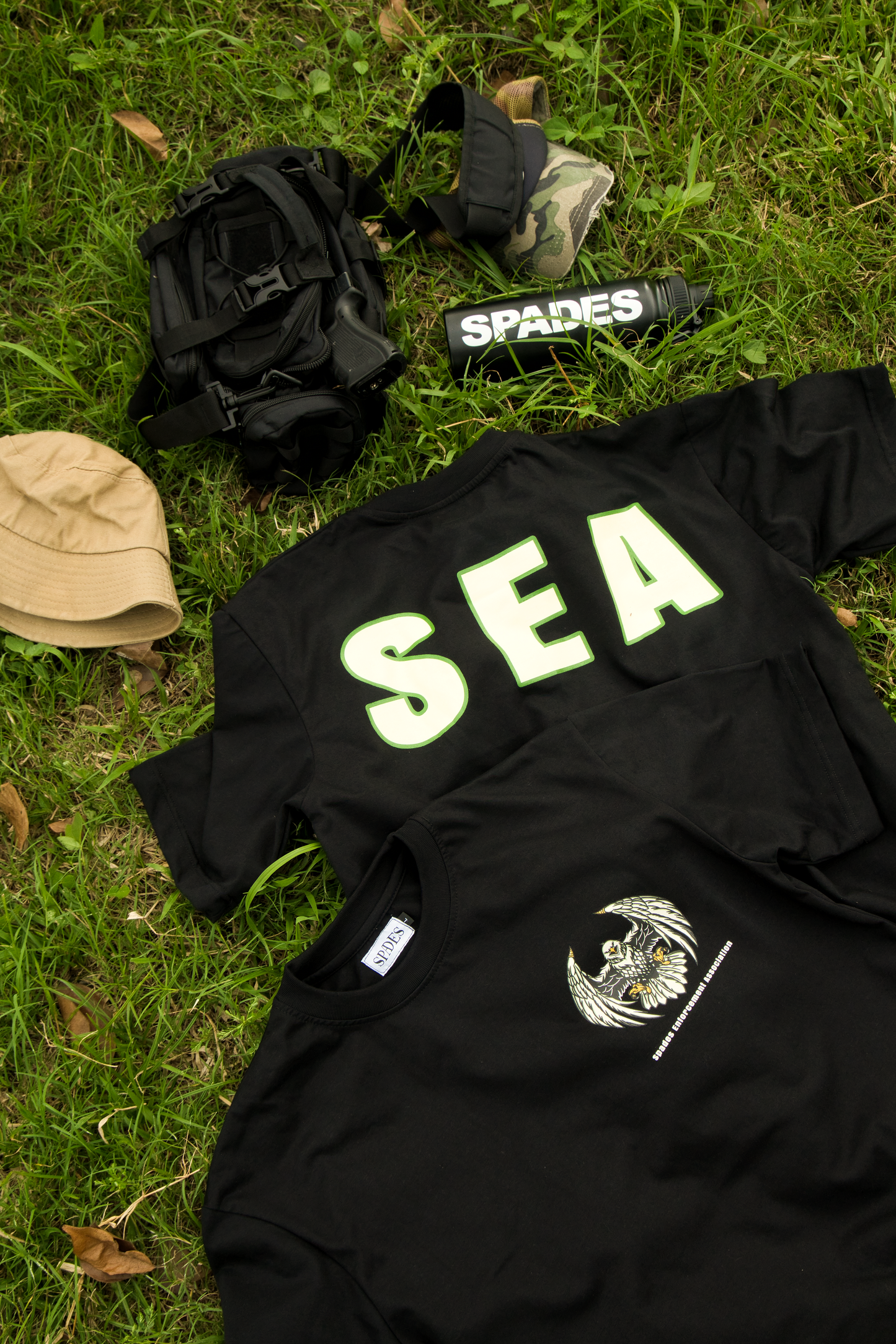 Spades Enforcement Association Black T-shirt