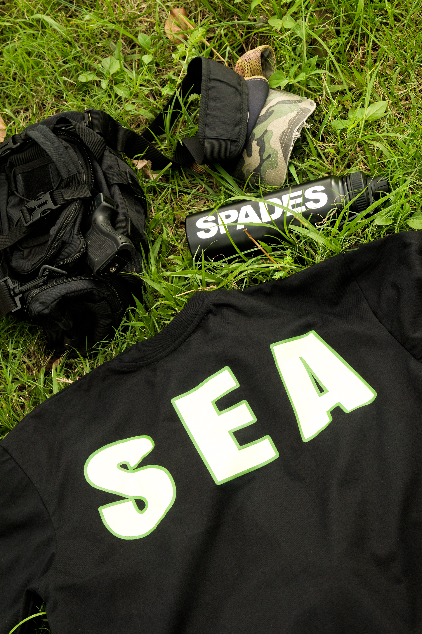 Spades Enforcement Association Black T-shirt