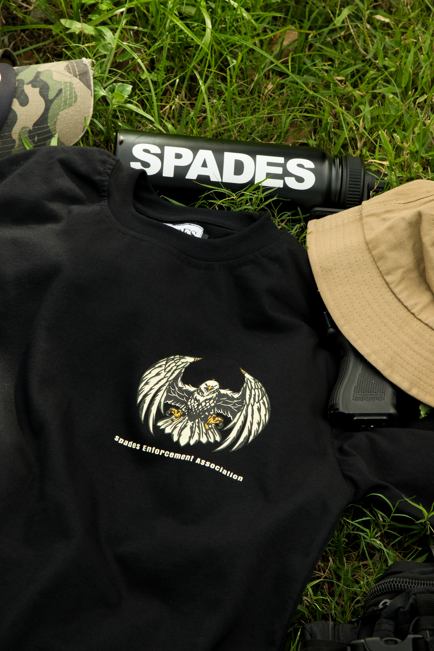 Spades Enforcement Association Black T-shirt