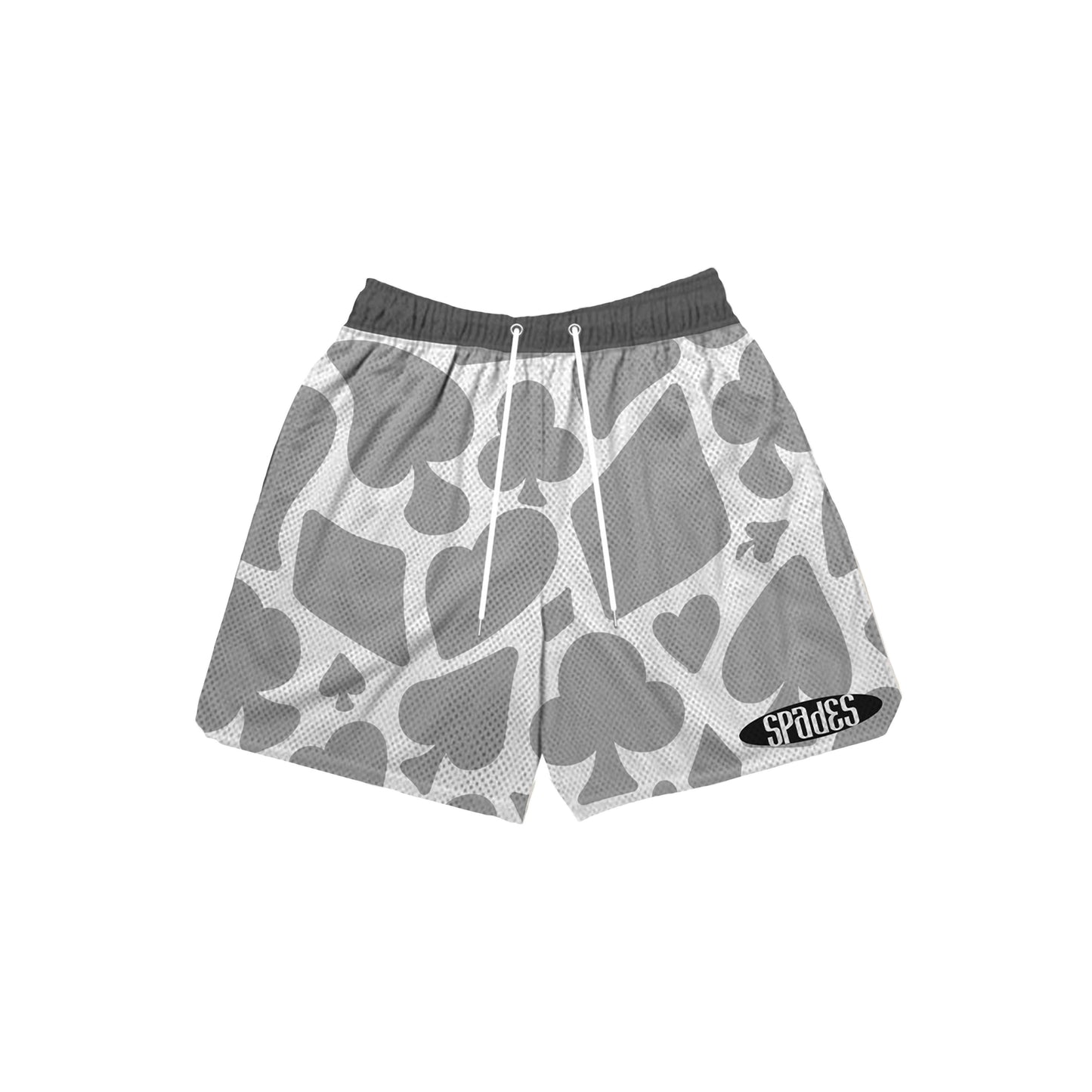 Spades Gamble All Deck Semi Step Mesh Shorts Light
