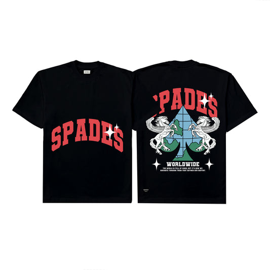 Spades Global Unity Black T-shirt