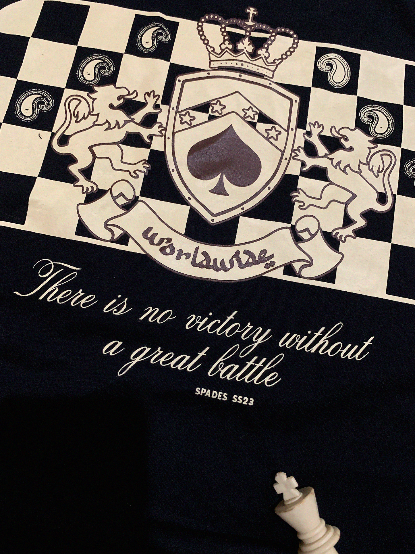 Spades Checkmate Black T-shirt SPADES