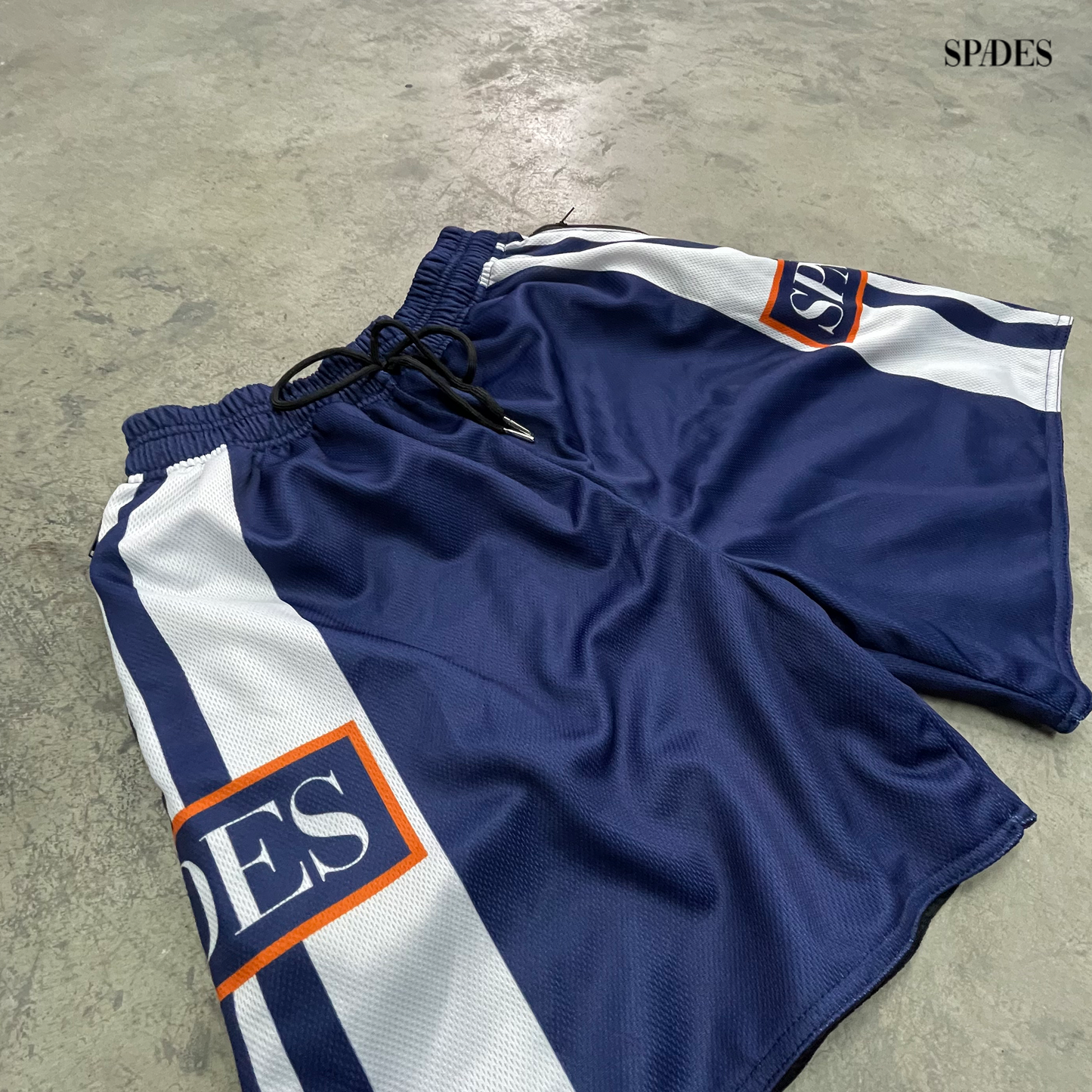 Off The Grid Blue Mesh Shorts