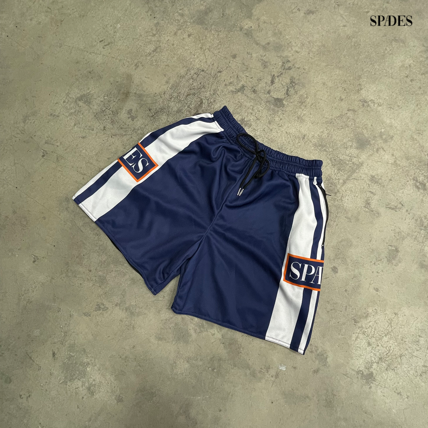 Off The Grid Blue Mesh Shorts