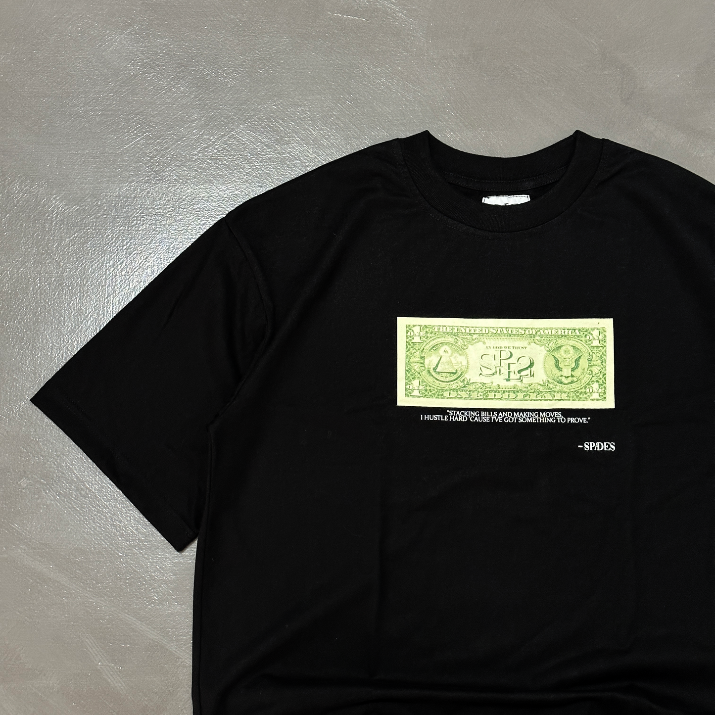 Spades Dollar Black T-shirt SPADES