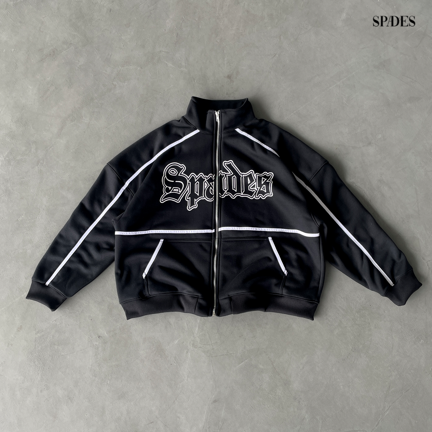 Spades Track Boxy Jacket full zip